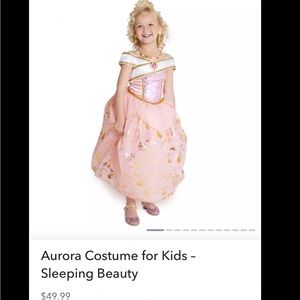 Girls Disney Princess Aurora costume dress